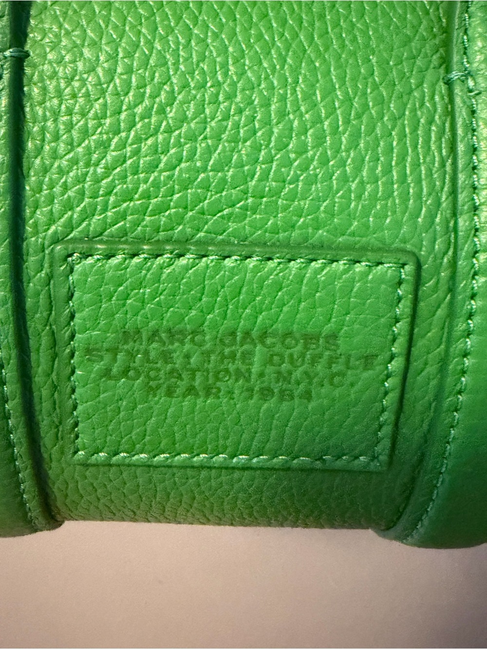 Marc Jacobs Green The Duffel Mini Leather Crossbody Bag - Picture 8 of 11
